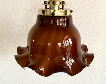 Vintage Glas Lampe von Peill & Putzler – Deutschland in den 70er Jahren