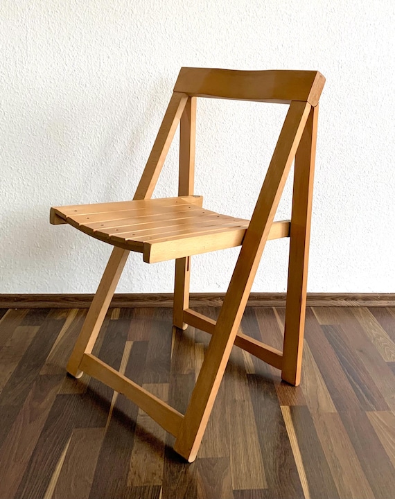 60's Aldo Jacober フォールディングチェア ヴィンテージ　2脚 1 of 4, Vintage Wood Folding Chair, Aldo Jacober Design, 1960s - Etsy