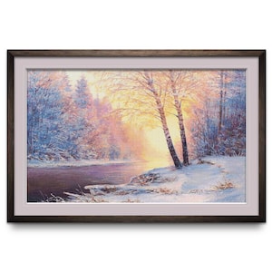 Morning Light - Counted Cross Stitch Pattern. 510w x 330h Stitch Count. Full Coverage, Digital Download, Pattern Keeper Compatible.