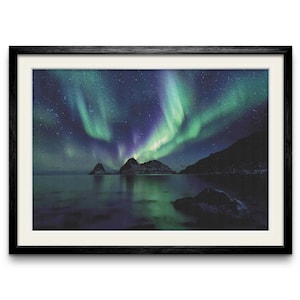 Aurora Borealis Modern Counted Cross Stitch Pattern. Full Coverage XStitch Chart, PDF Digital Download, Pattern Keeper Compatible Design.