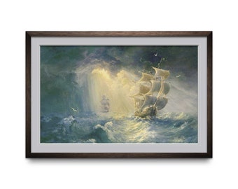 Eye of the Storm - Counted Cross Stitch Pattern. 540h x 320h Stitch Count. Full Coverage, Digital Download, Pattern Keeper Compatible.