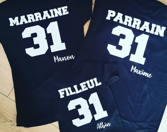 Tee Shirt Filleul Etsy France Tee Shirt Filleul Etsy France