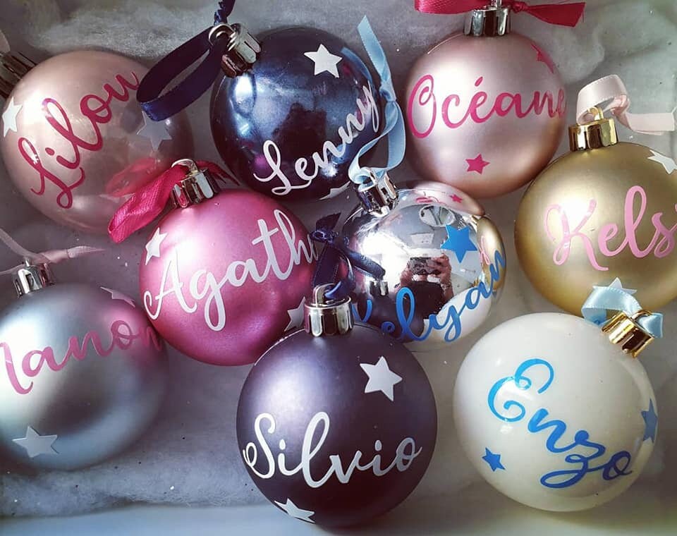 Boule de Noël Personnalisée