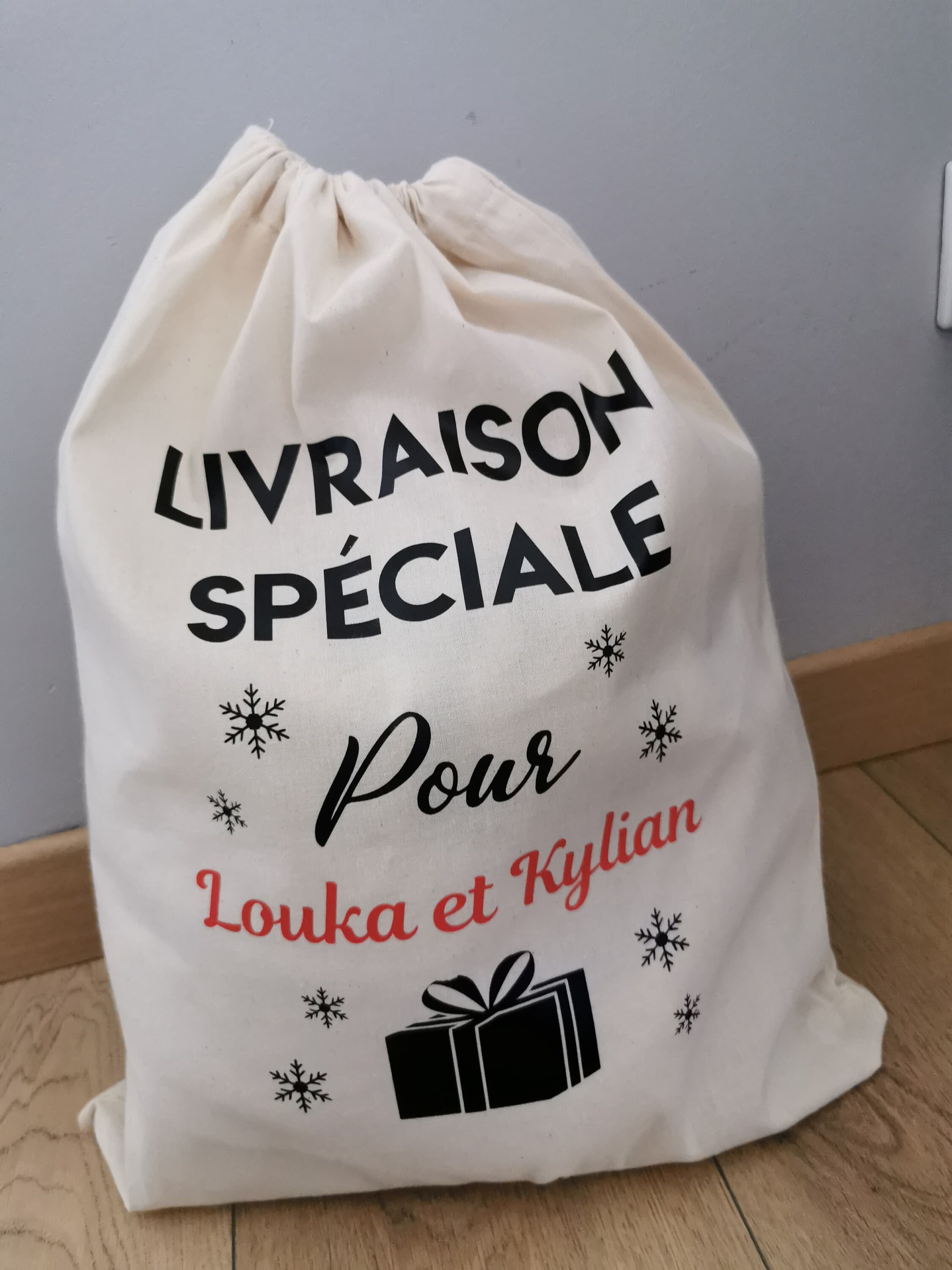 Hotte de Noël Personnalisée
