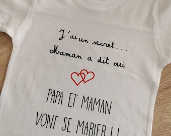 Tee shirt j'ai un secret