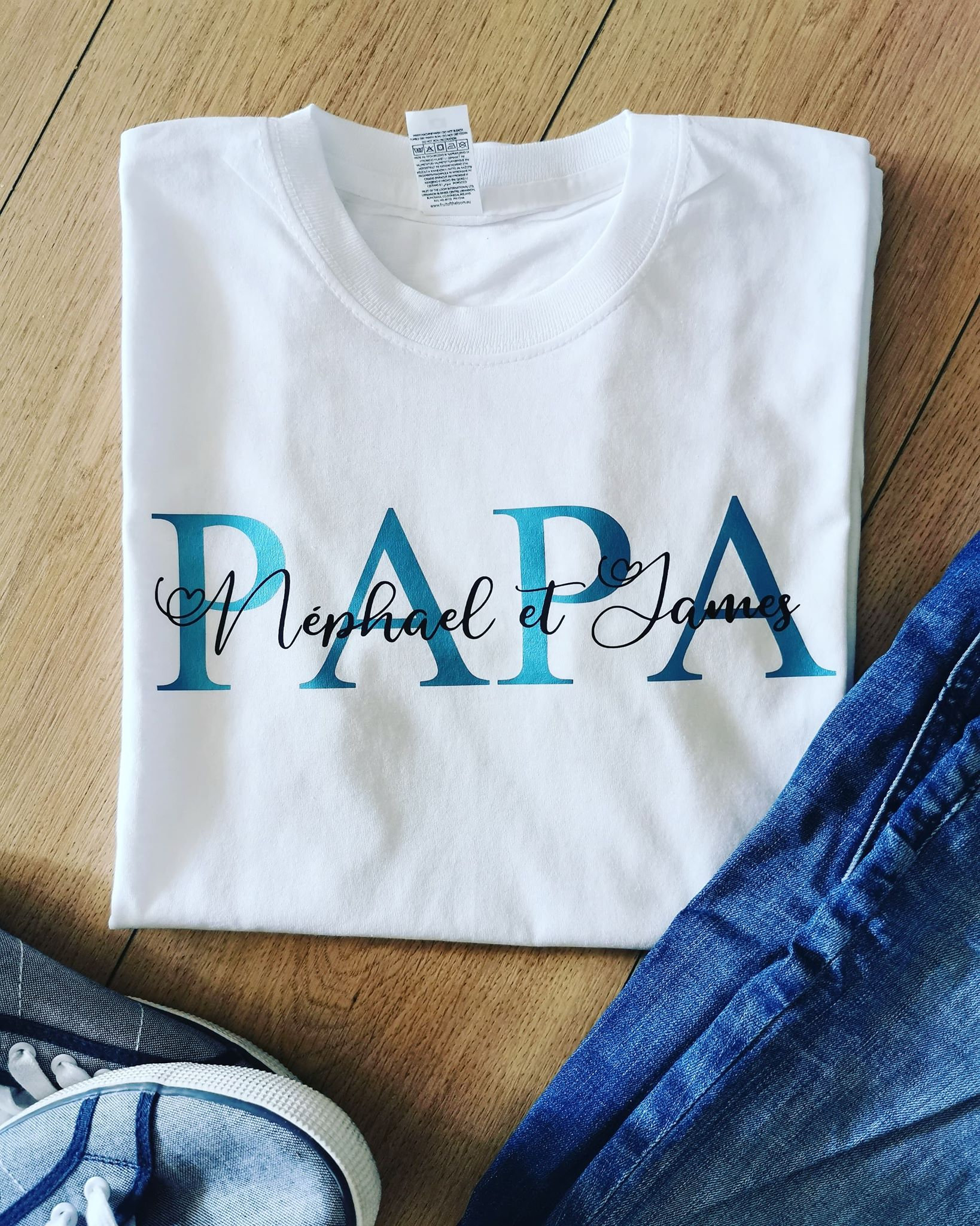 TEE SHIRT PAPA Etsy