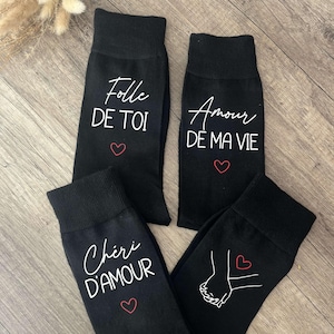 Chaussettes Unisexes Blanches à Motif Cœur - Coton Confortable, Style Décontracté - Cadeau Amusant Pour Hommes/femmes - 5