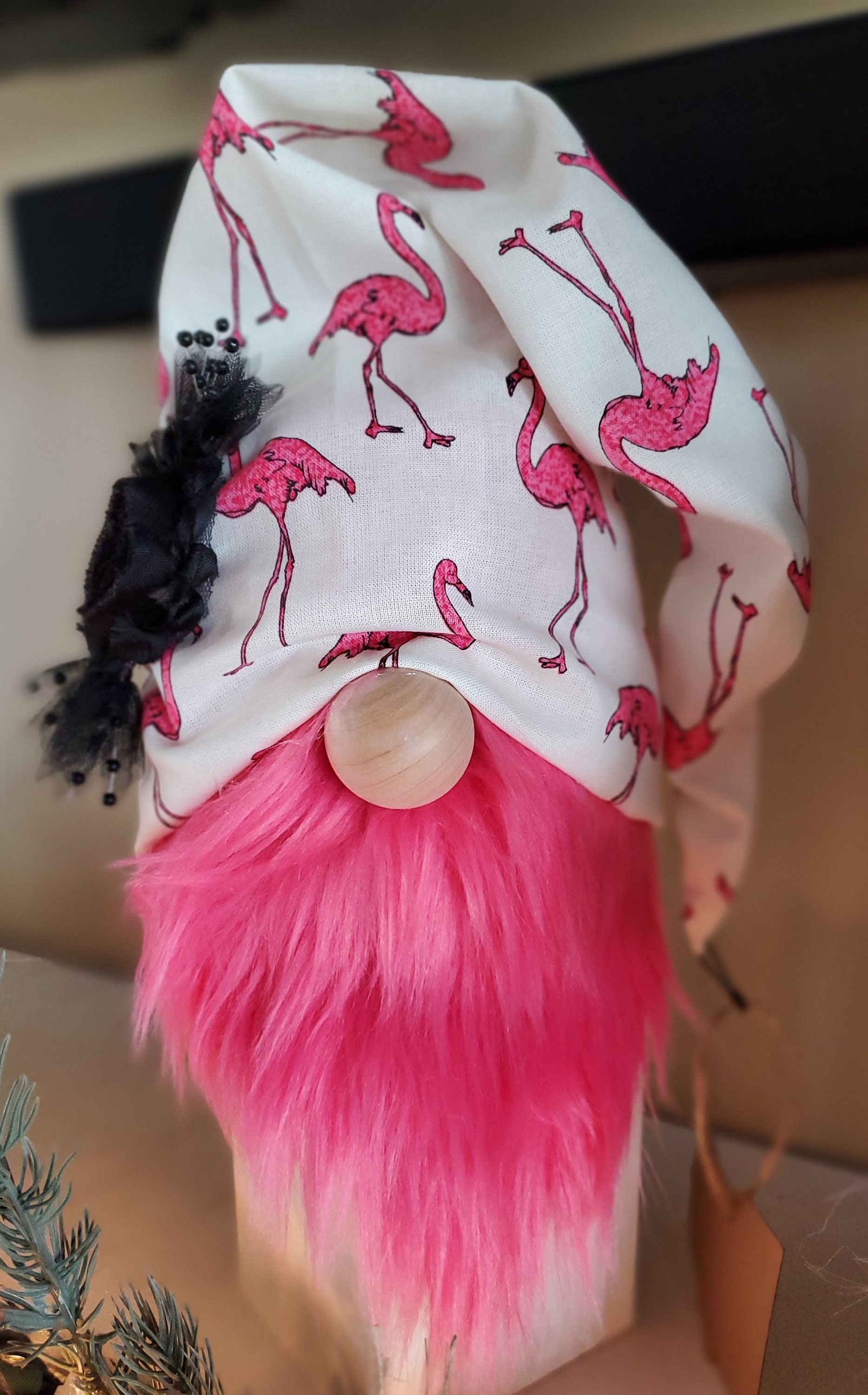 Flamingo Gnome | Etsy