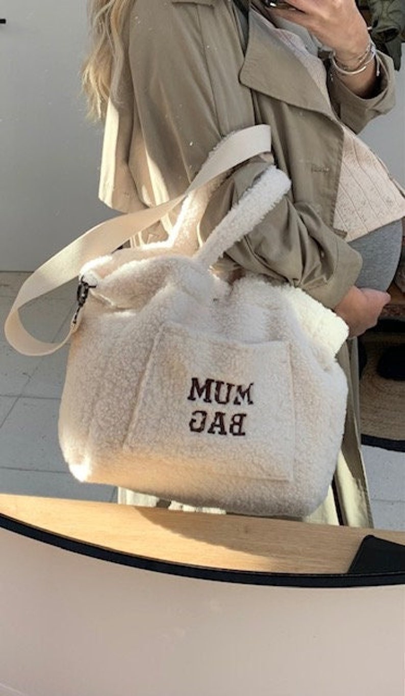 Sac Pilou pochon personnalisé, sac à main personnalisé, sac de maternité Milky
