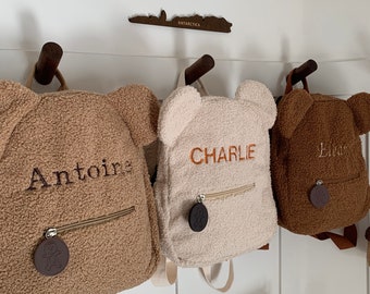 Mochila de peluche personalizada