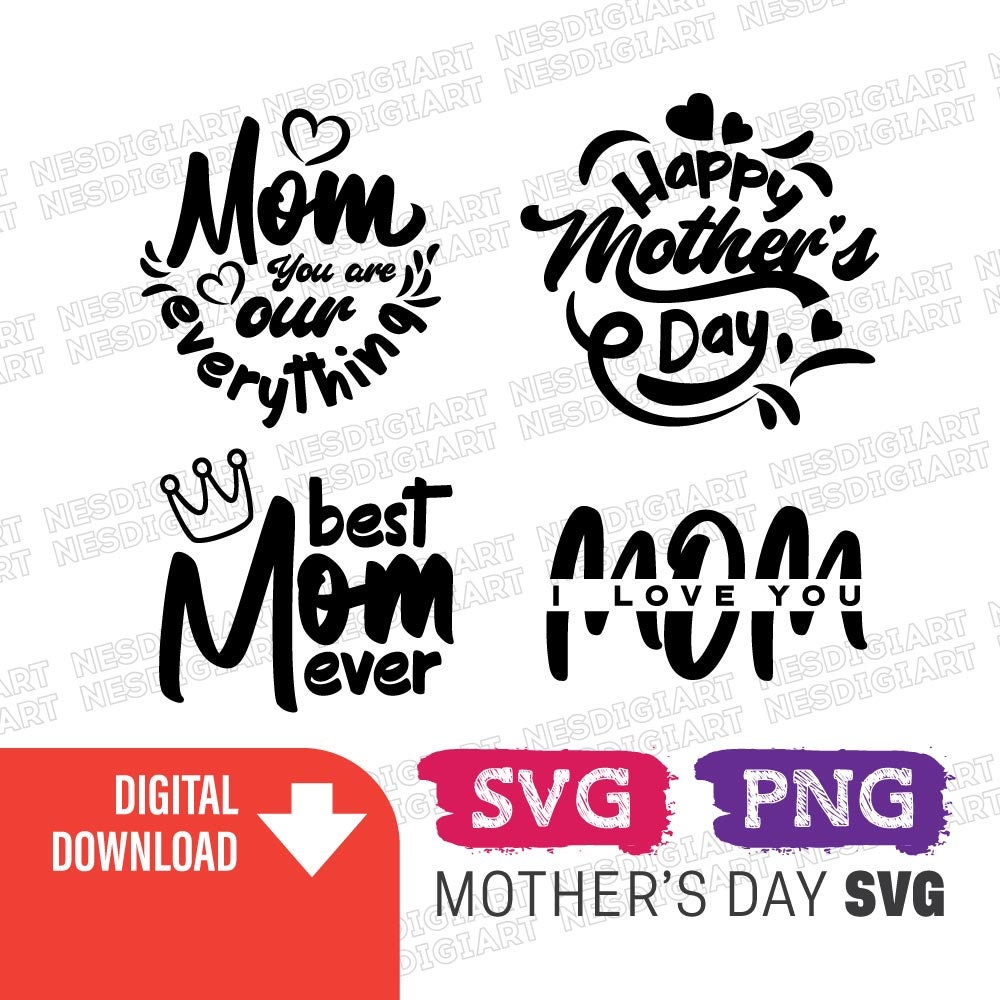 Download Mother's Day svg Happy Mother's Day svg Mother's | Etsy
