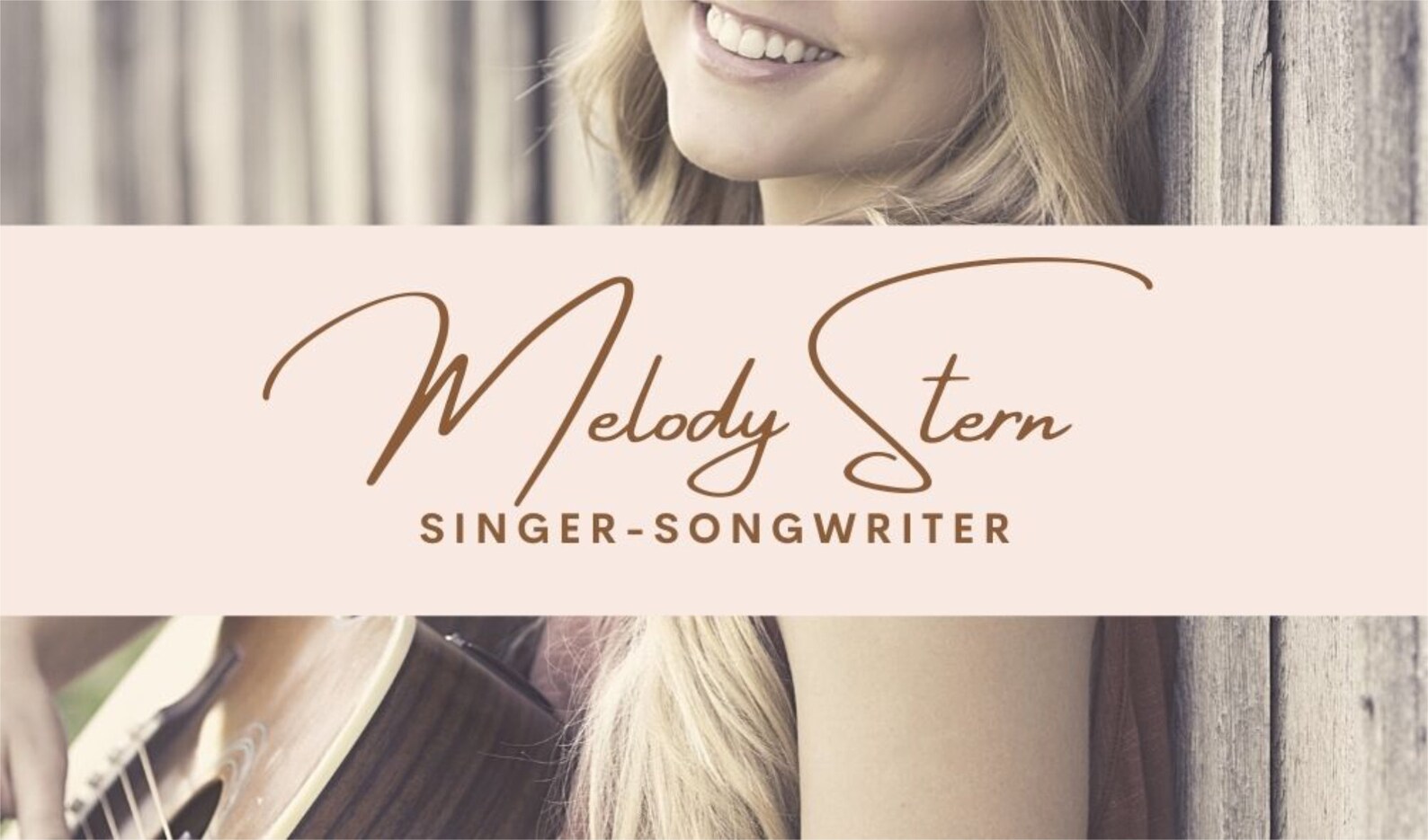 Singer-songwriter Signature Logo Business Card - Etsy