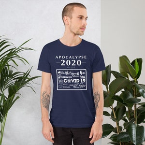 Apocalypse 2020 Unisex T-shirt in dark colors