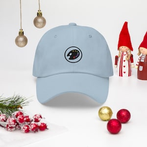 Arts Painter Black Symbol Dad Hat, Gifts for Artists