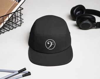 Music Note Embroidered Dad Hat - Vintage Cotton Adjustable Distressed Baseball Cap