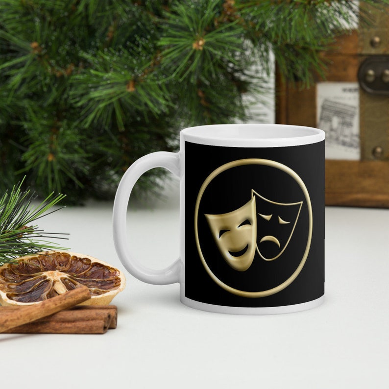 Acting Theater Golden Symbol Coffee Mug Gifts for Actors Etsy