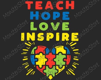 Download Teach Love Inspire Svg Etsy