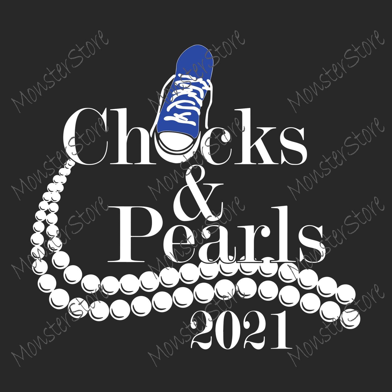 Chucks and Pearls Svg Png Cut Files Vinyl Clip Art Download Etsy