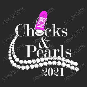 Download Chucks And Pearls Red Color Svg Png Cut Files Vinyl Clip Art Etsy