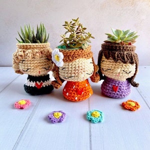 Crochet pattern PDF SPANISH Set Funditas Familia
