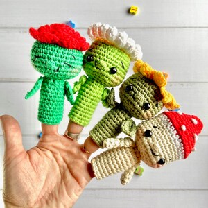 With gift! Spring Puppets PDF Crochet Pattern ENGLISH