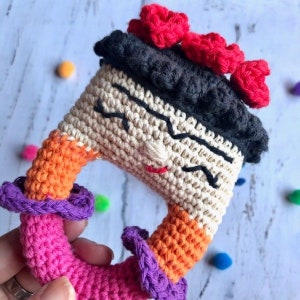 ENGLISH Crochet Pattern PDF Frida Rattle