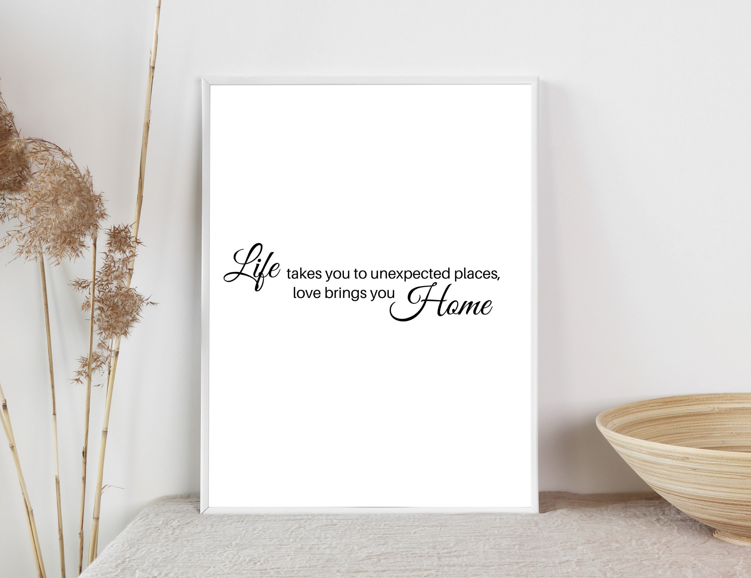 Home Quotes Quotes Inspirational Quotes Printable Wall | Etsy