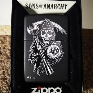 Oryginalna zapalniczka Zippo Son Of Anarchy