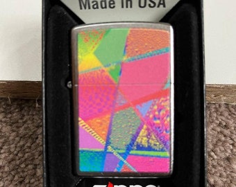 RETRO PATTERN Design Original Genuine Zippo Lighter
