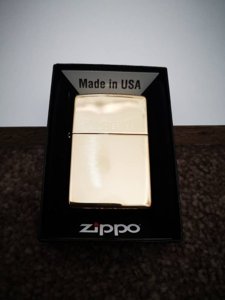 [Copper-Black Chrome Rhodium Plated] Scroll Zippo Lighter Case  *Made-to-order*(A0296)