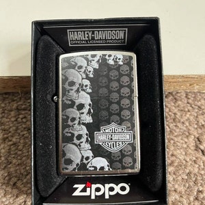 Harley Davidson Skulls Original Genuine Zippo Lighter