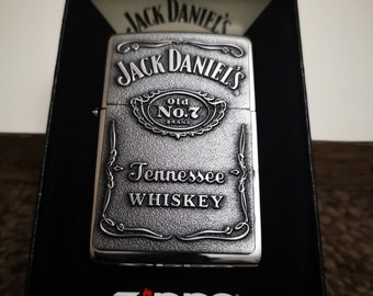 New Original Silver Jack Daniels Genuine Zippo Lighter - Etsy