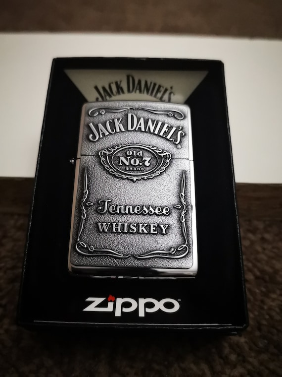 Nuovo accendino Zippo originale argento originale Jack Daniels -  Italia