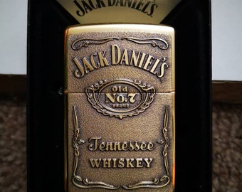 Original Gold Jack Daniels Genuine Zippo Lighter - Etsy