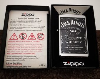 Encendedor Zippo original de Jack Daniels