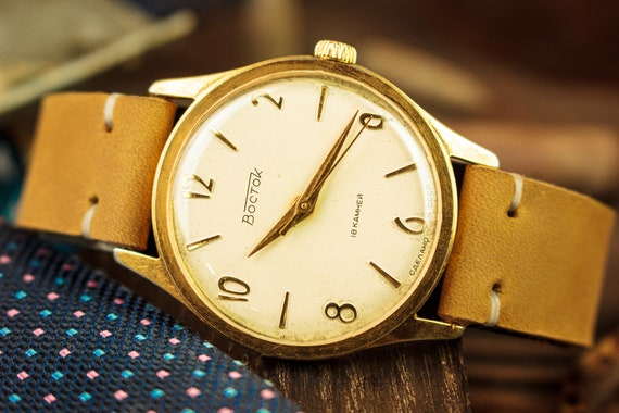 Wostok reloj sovietico URSS reloj Vostok reloj retro reloj vintage reloj sovietico vintage reloj viejo reloj mecanico regalo para el Etsy Mexico