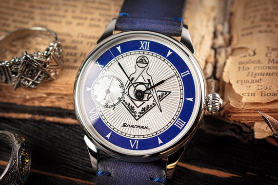 Freemason watch Masonic watch Marriage watch Hand… - image 1