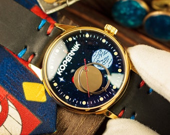 Moon watch Raketa Kopernik Raketa watch Groomsmen gift Dad christmas gift