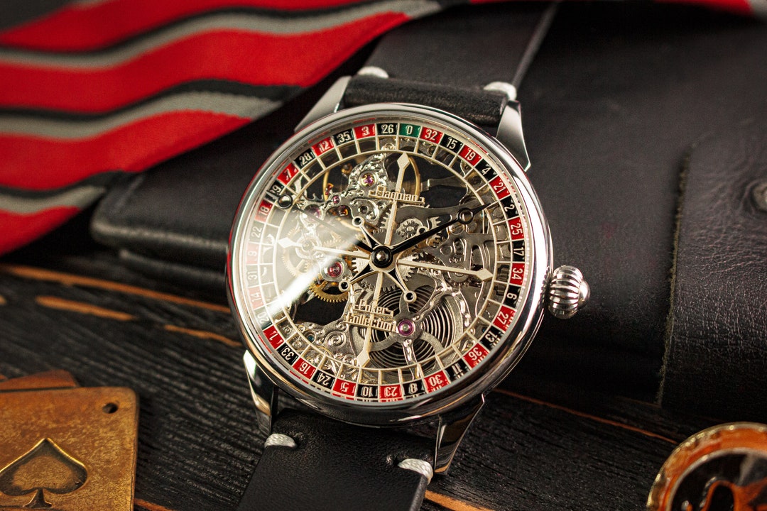 Steampunk skeleton watch hot sale