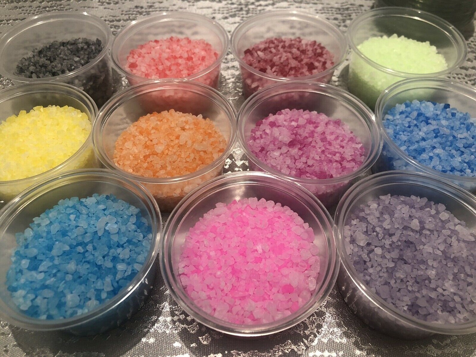 Shimmering Crystal Sizzlers wax melts 6 x 50g pot Fresh Etsy