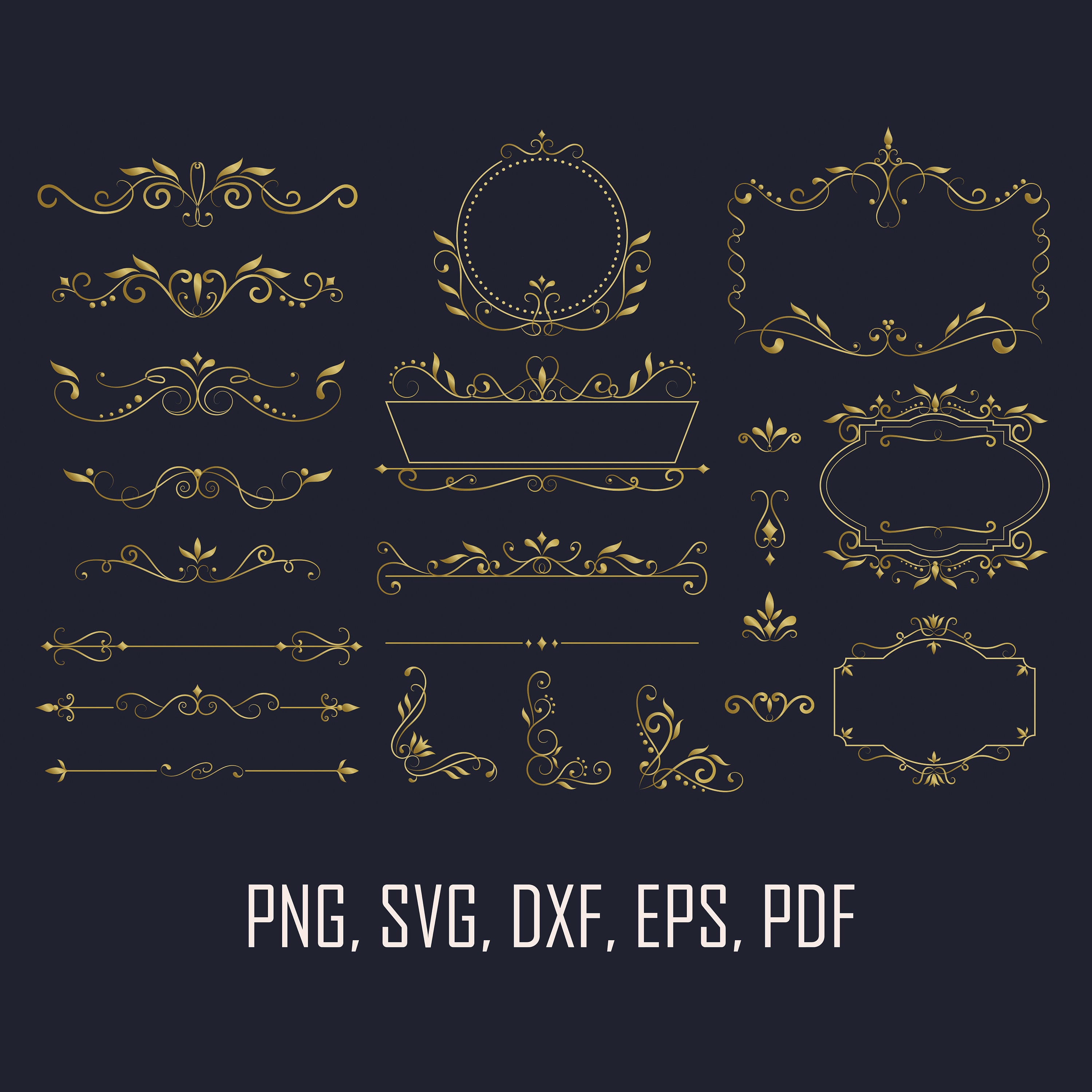 Frame Underline Svg Frame Svg Frame Outline SVG Bundle Frame Clipart Frame Cut - Etsy New ...