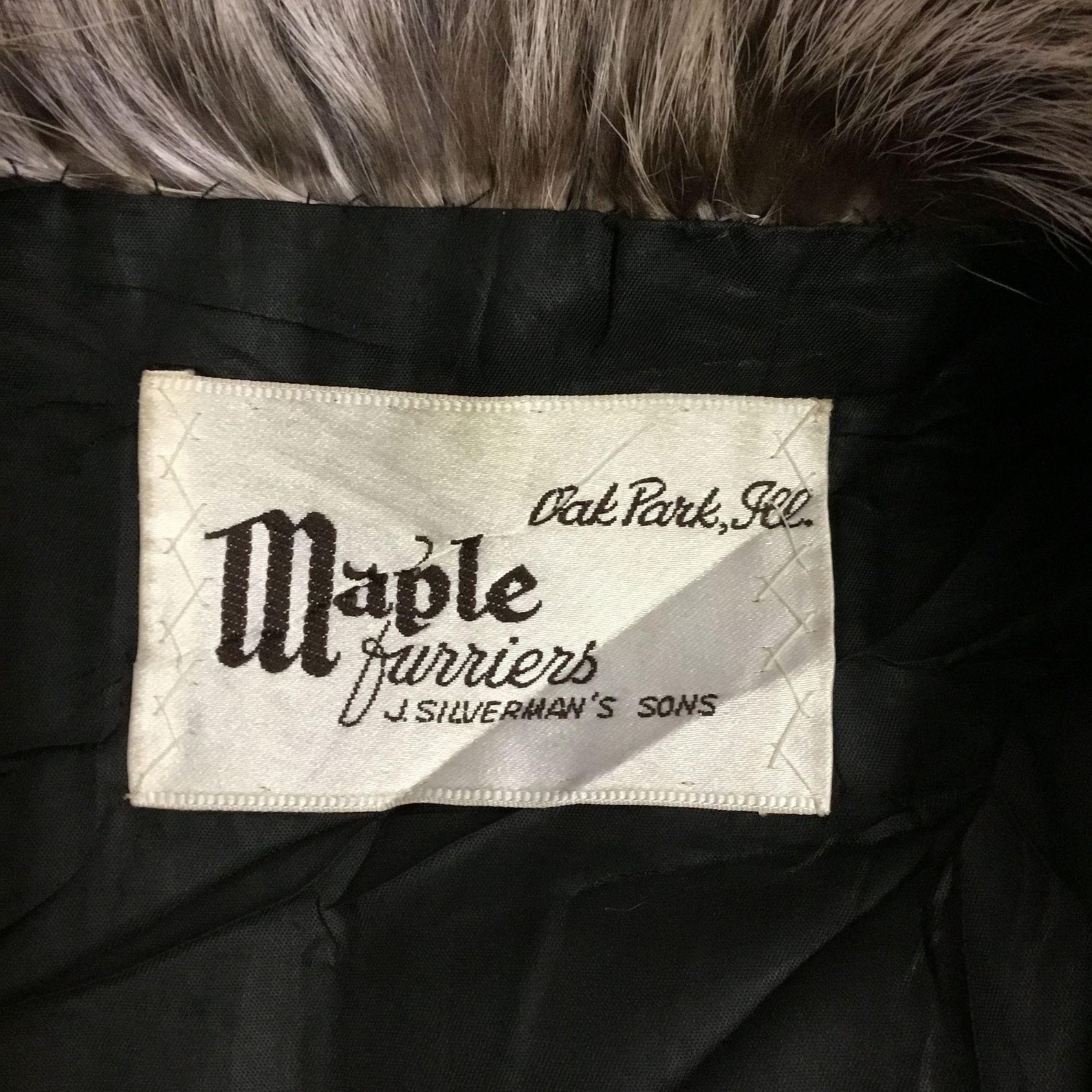Maple Furriers Illinois Vintage 1970s Fox Fur Long Coat | Etsy