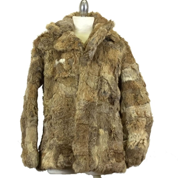 Jean Nicole Vintage 1970s-80s Rabbit Fur Jacket S… - image 1