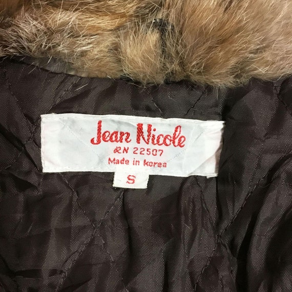 Jean Nicole Vintage 1970s-80s Rabbit Fur Jacket S… - image 3