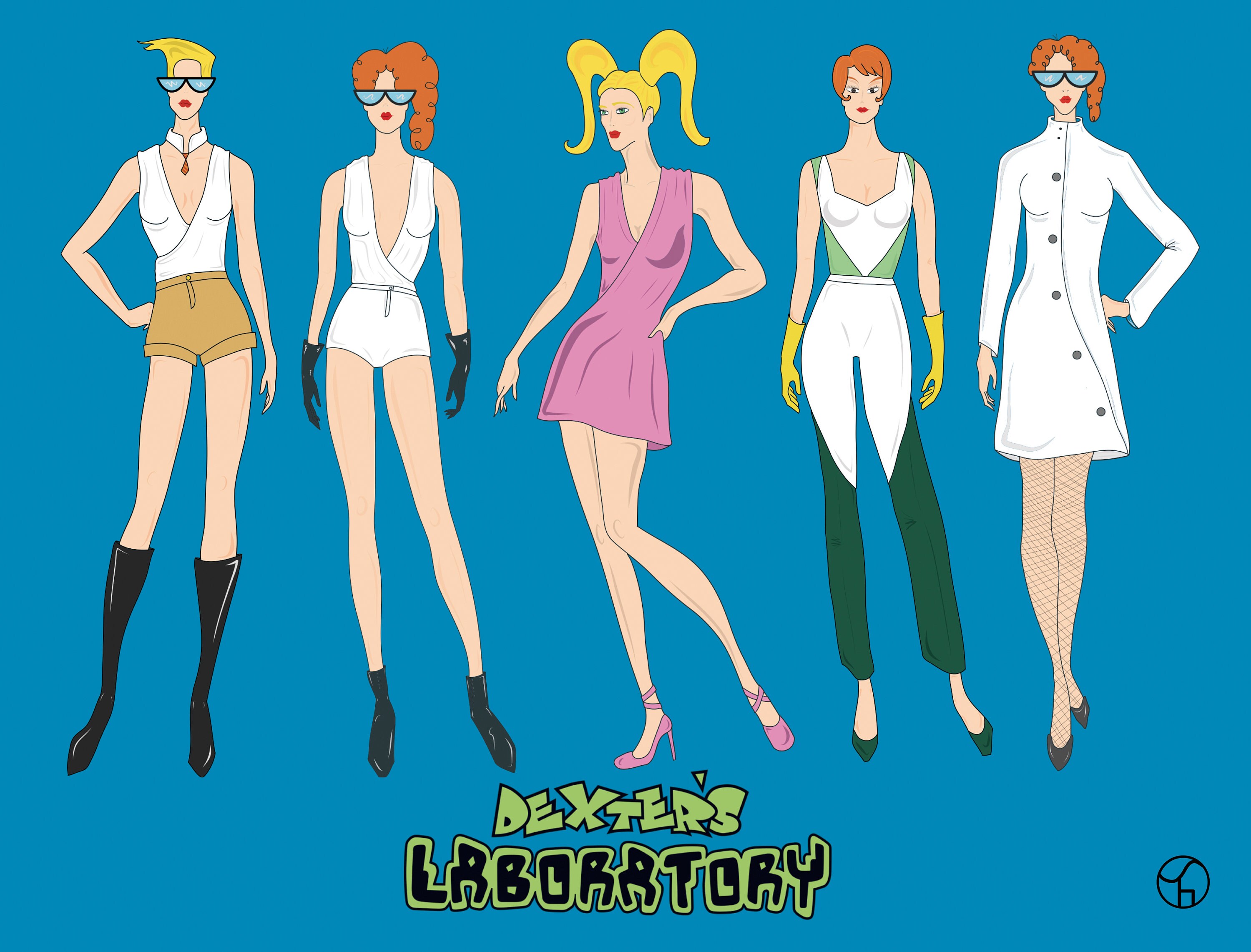 Art Print | Dexter's Laboratory Fashion Print 8.5 X 11 (88lb. Red River ...