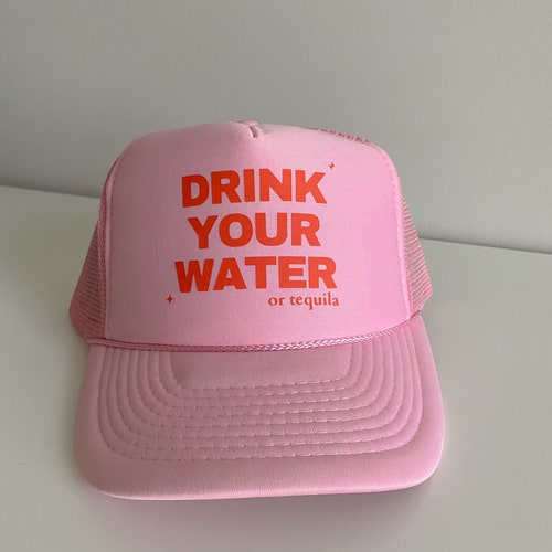 Drink Your Water Trucker Hat - Etsy