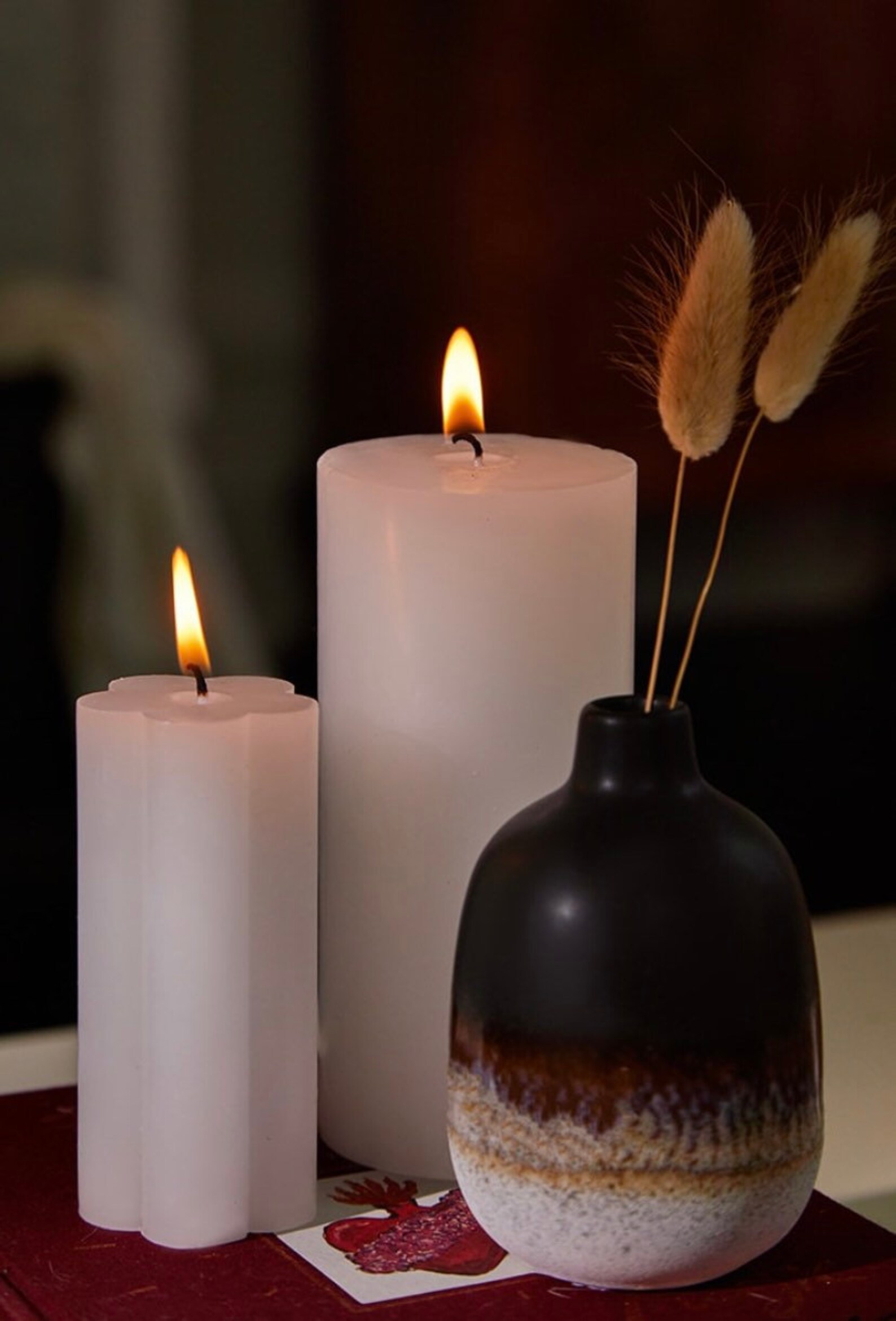 100 Vegan and Soy Pillar Candles Etsy