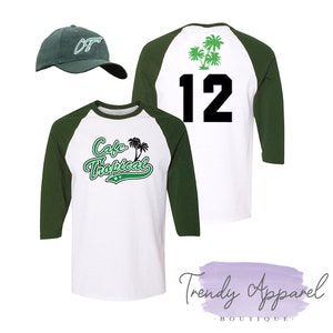 Cafe tropical Baseball TeCafe Tropical - Schitt&#39;s Creek Raglan 3/4 sleeve Unisex T-shirt - Baseball - David Rose - Patrick - Rosebud -