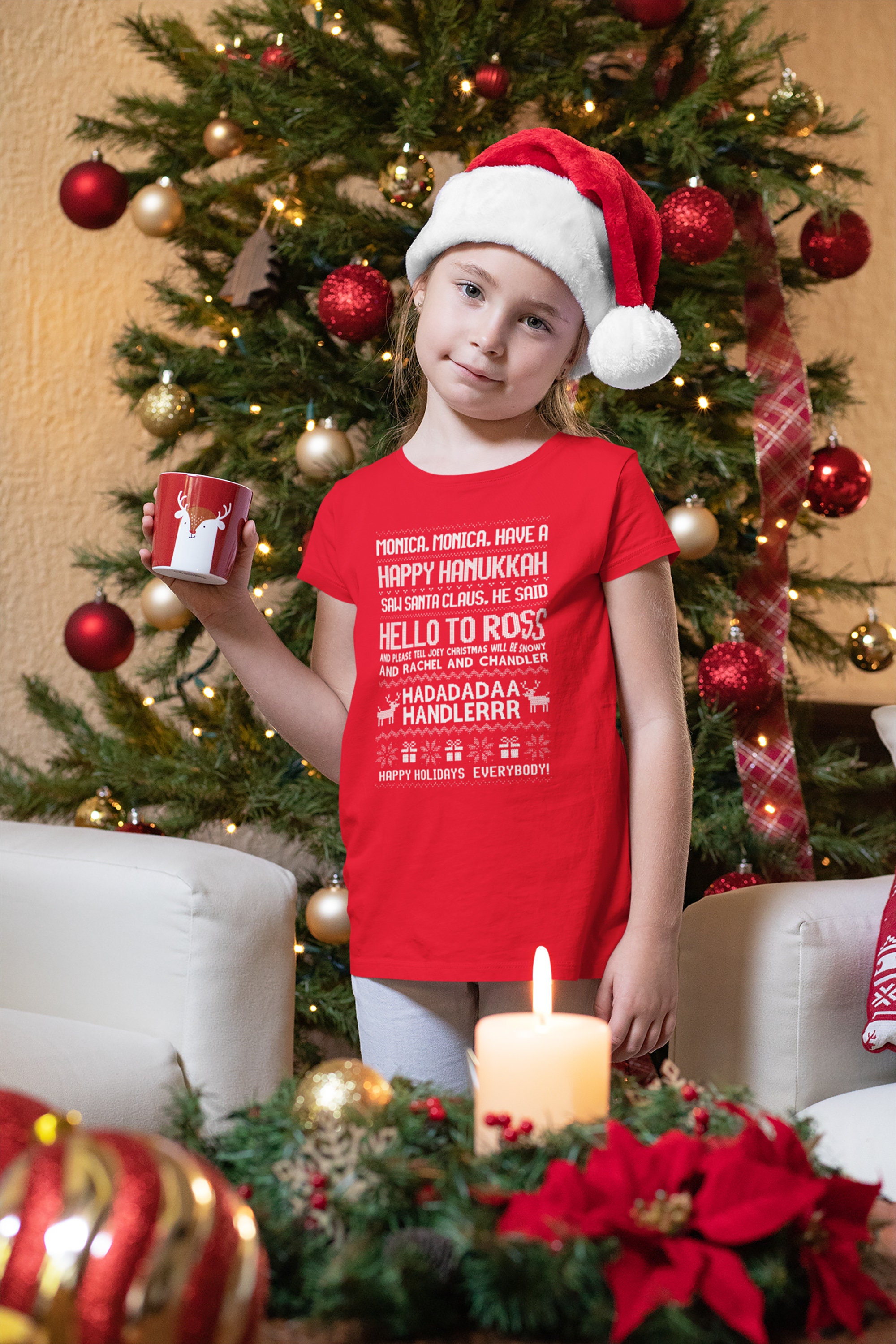 Premium Photo | Portrait Of Friends In Festive Jumpers At Christmas Party - Foto 3