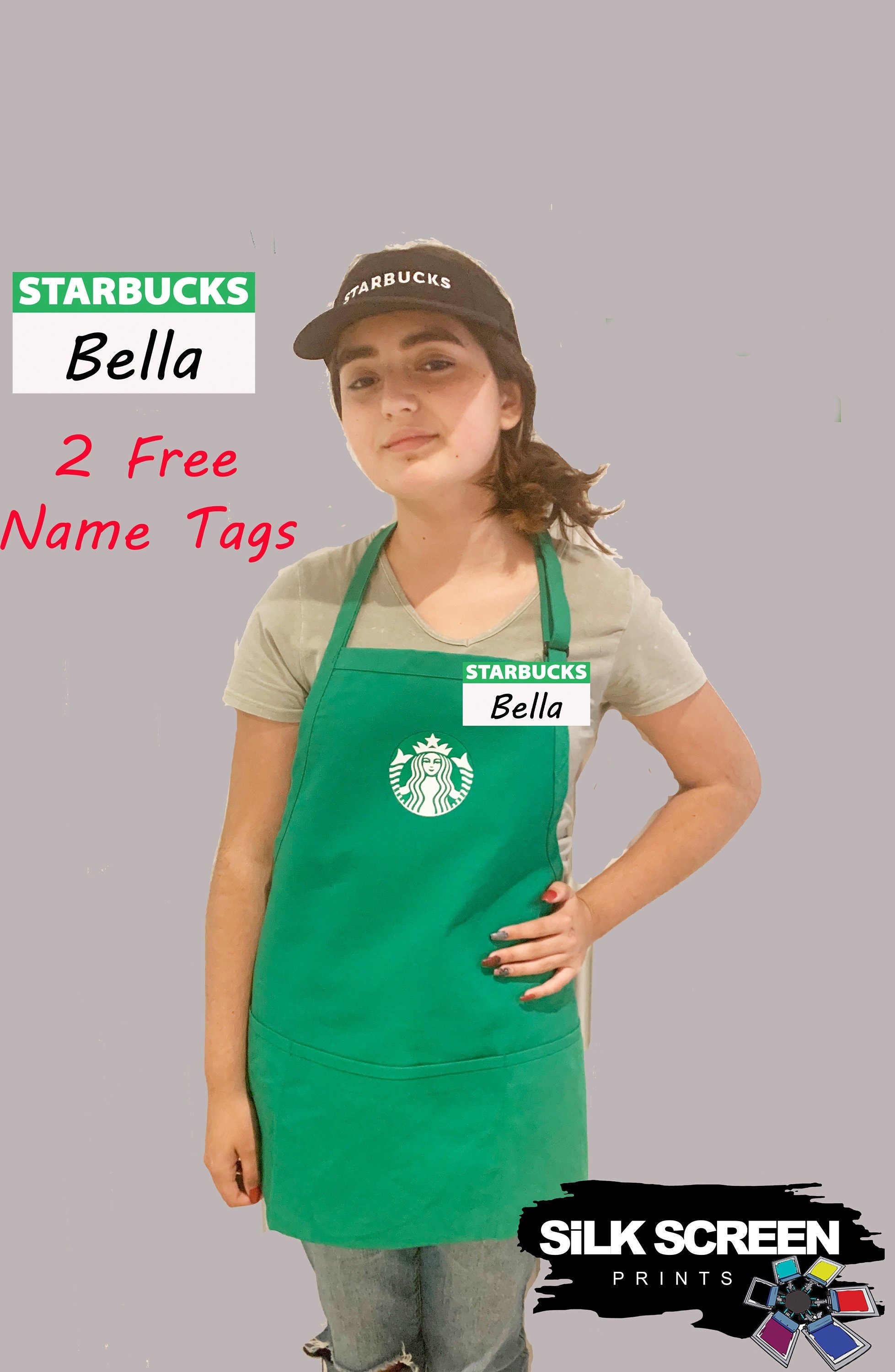 The Sims Resource - Starbucks Coffee Master Black Apron - Adult Female